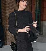 Dakota Johnson Arrives at Hotel - March 30
