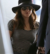 Dakota Johnson Arrives at LAX Airport - January 30