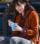Dakota Johnson Grabs Yogurt with A Friend and Zeppelin - April 2