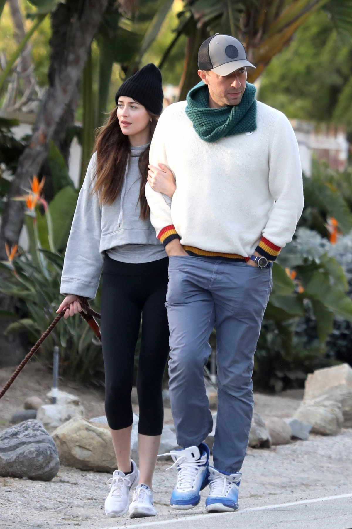 Dakota Johnson and Chris Martin are seen taking romantic stroll in Malibu – March 29